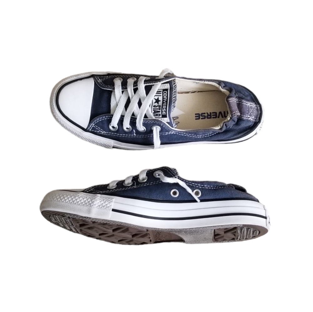 Converse Chuck Taylor All Star CTAS Shoreline Slip Womens Size 6.5 Navy Blue - Picture 3 of 12